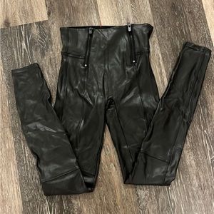 Spanx faux leather leggings